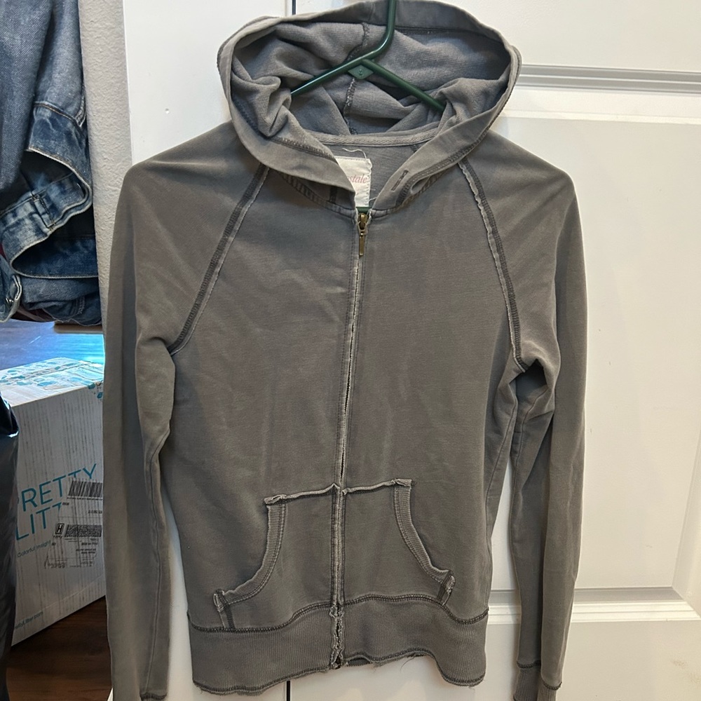 Gray Zip Up